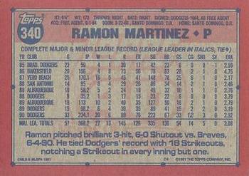 Ramon Martinez  baseball card collectible - Main Image 2