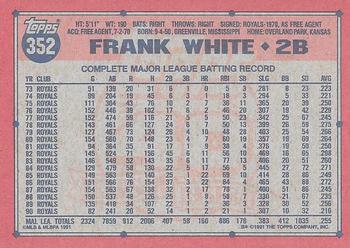 Frank White  baseball card collectible - Main Image 2