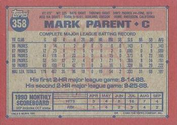 Mark Parent  baseball card collectible - Main Image 2
