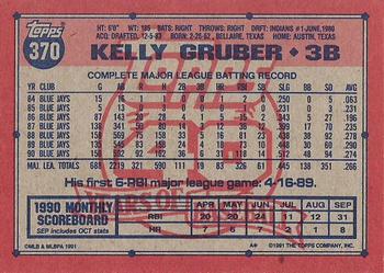 Kelly Gruber  baseball card collectible - Main Image 2