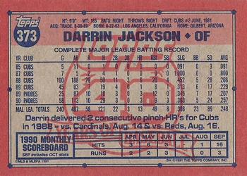 Darrin Jackson  baseball card collectible - Main Image 2