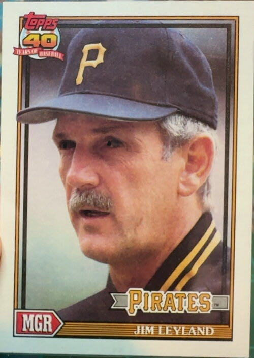 Jim Leyland  baseball card collectible - Main Image 3