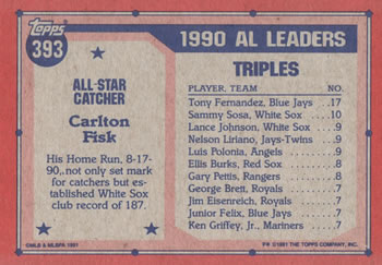 Carlton Fisk  baseball card collectible - Main Image 2