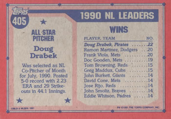 Doug Drabek  baseball card collectible - Main Image 2