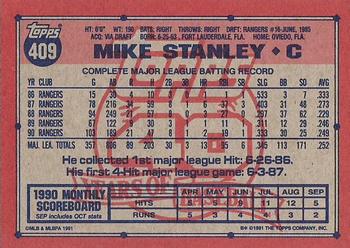 Mike Stanley  baseball card collectible - Main Image 2