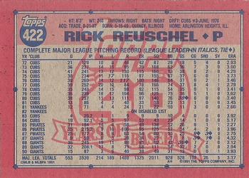 Rick Reuschel  baseball card collectible - Main Image 2