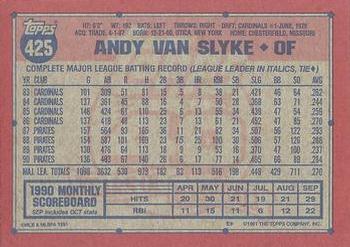 Andy Van Slyke  baseball card collectible - Main Image 2