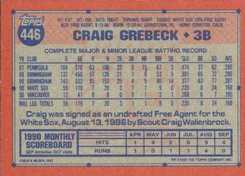 Craig Grebeck  baseball card collectible - Main Image 2