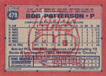 Bob Patterson  baseball card collectible - Main Image 2