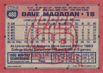 Dave Magadan  baseball card collectible - Main Image 2