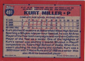 Kurt Miller  baseball card collectible - Main Image 2