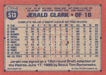 Jerald Clark  baseball card collectible - Main Image 2