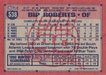 Bip Roberts  baseball card collectible - Main Image 2