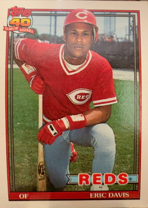 Eric Davis  baseball card collectible - Main Image 3