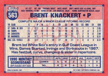 Brent Knackert  baseball card collectible - Main Image 2