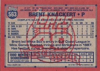 Brent Knackert  baseball card collectible - Main Image 2