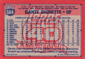 Dante Bichette  baseball card collectible - Main Image 2