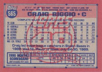 Craig Biggio  baseball card collectible - Main Image 2