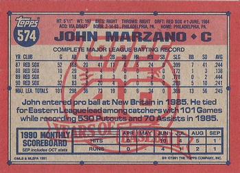 John Marzano  baseball card collectible - Main Image 2