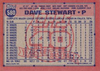 Dave Stewart  baseball card collectible - Main Image 2