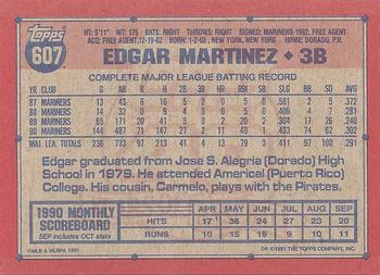 Edgar Martinez  baseball card collectible - Main Image 2