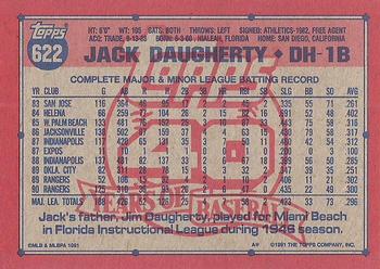 Jack Daugherty  baseball card collectible - Main Image 2