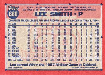 Lee Smith  baseball card collectible - Main Image 2