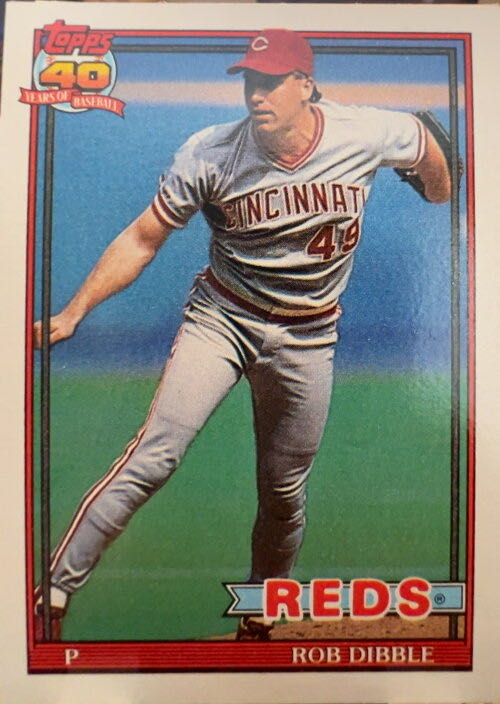 Rob Dibble  baseball card collectible - Main Image 3