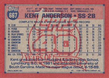Kent Anderson  baseball card collectible - Main Image 2