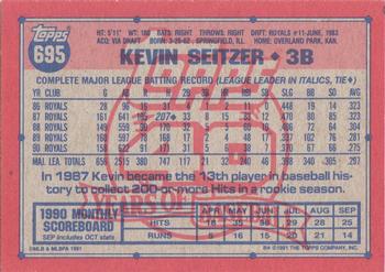 Kevin Seitzer  baseball card collectible - Main Image 2