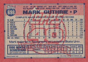 Mark Guthrie  baseball card collectible - Main Image 2