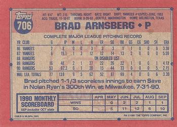 Brad Arnsberg  baseball card collectible - Main Image 2
