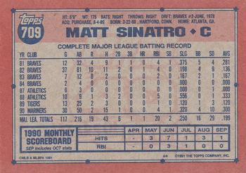 Matt Sinatro  baseball card collectible - Main Image 2