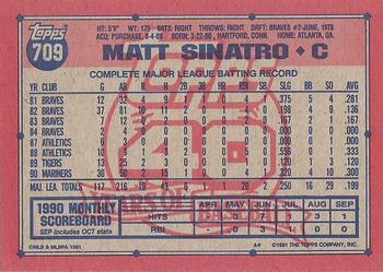 Matt Sinatro  baseball card collectible - Main Image 2
