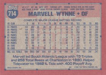 Marvell Wynne  baseball card collectible - Main Image 2