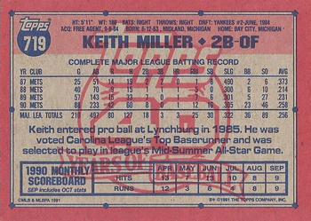 Keith Miller  baseball card collectible - Main Image 2