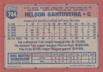 Nelson Santovenia  baseball card collectible - Main Image 2