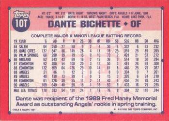 Dante Bichette  baseball card collectible - Main Image 2