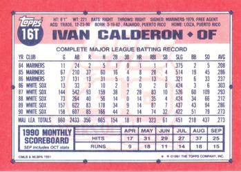 Ivan Calderon  baseball card collectible - Main Image 2