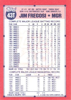 Jim Fregosi  baseball card collectible - Main Image 2