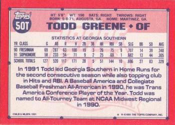 Todd Greene  baseball card collectible - Main Image 2