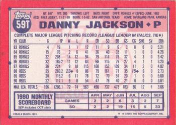 Danny Jackson  baseball card collectible - Main Image 2