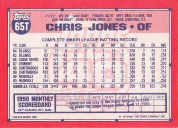 Chris Jones  baseball card collectible - Main Image 2