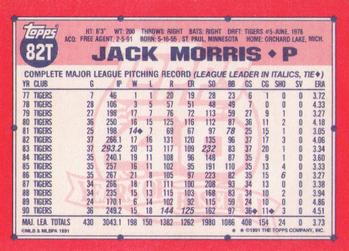 Jack Morris  baseball card collectible - Main Image 2