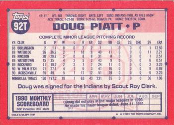 Doug Piatt  baseball card collectible - Main Image 2