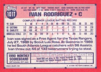 Ivan Rodriguez  baseball card collectible - Main Image 2