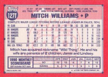 Mitch Williams  baseball card collectible - Main Image 2