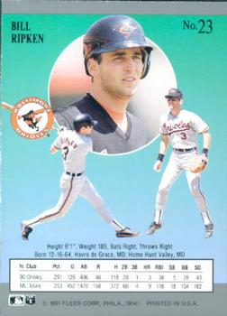 Bill Ripken  baseball card collectible - Main Image 2