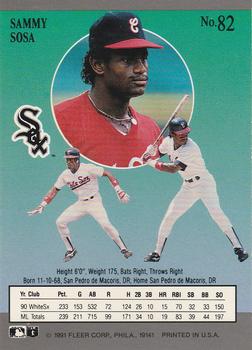 Sammy Sosa  baseball card collectible - Main Image 2