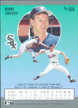 Bobby Thigpen  baseball card collectible - Main Image 2